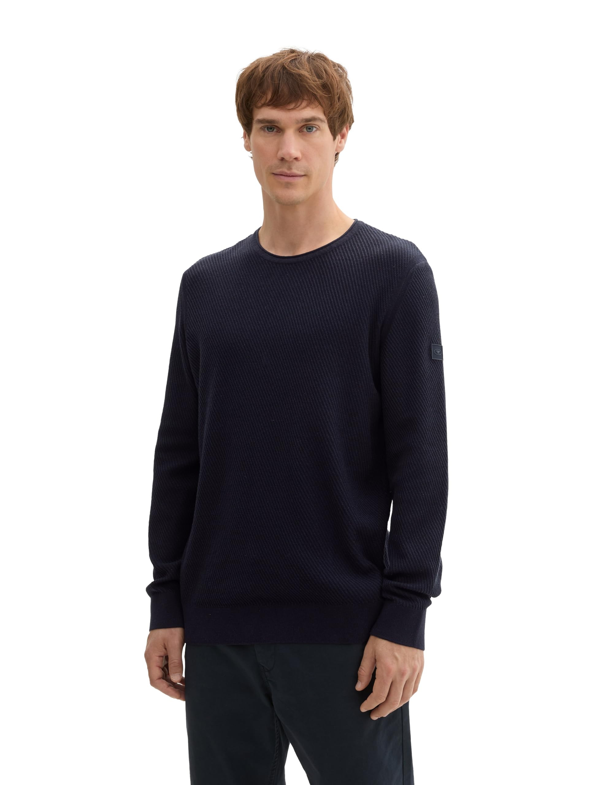 Tom Tailor Herren 1043235 Basic Pullover mit Rundhalsausschnitt