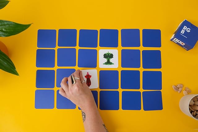 Foto 2 de 7 de Latintota RGB - Juego de Memoria para Adultos y familias, Cartas abstractas con Diferentes Niveles…