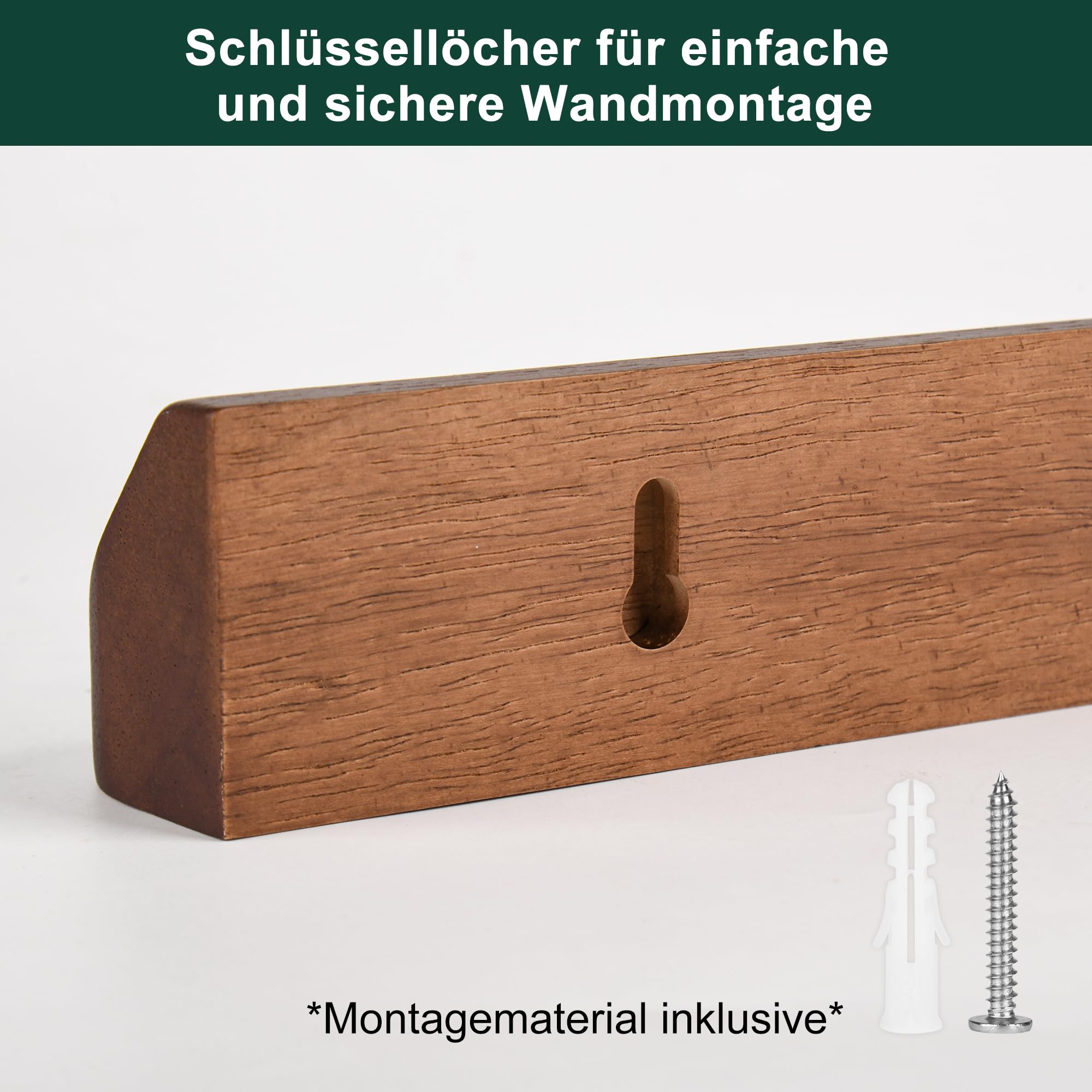 Tapeera 2er-Pack Golfball Vitrine Wandhalterung – Holz Setzkasten für 12 Golfbälle – Golfball Regal für Sammler – Sport Memorabilia Schaukasten – Golf Zubehör Geschenk Herren