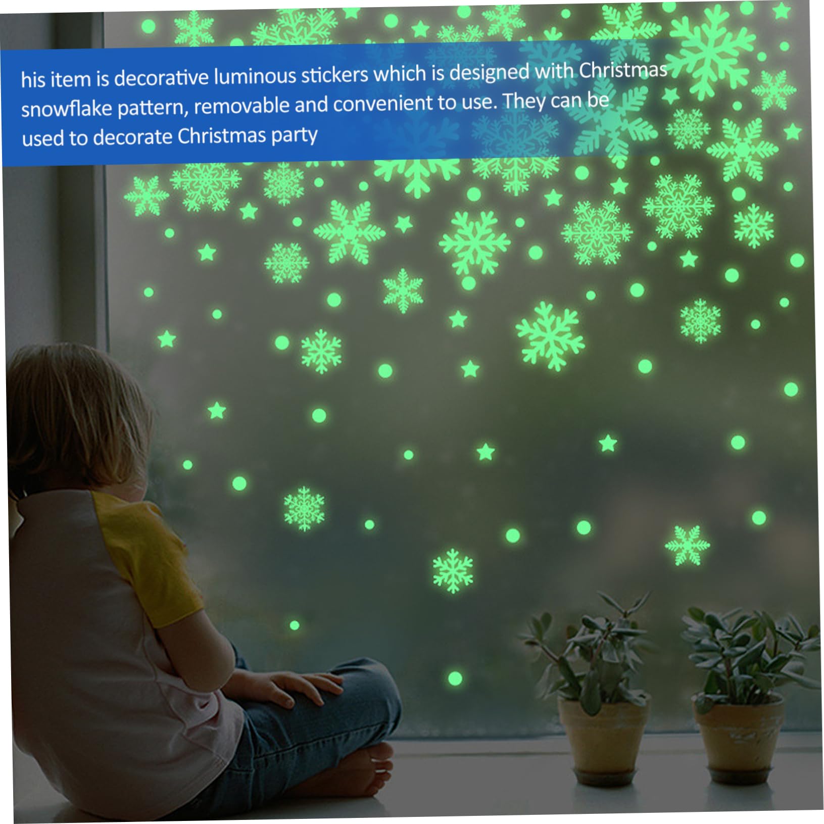 FRCOLOR 16 Blätter Weihnachtsaufkleber Weihnachtsschneeflockenaufkleber Weihnachtswand Abziehen Und Aufkleben Weihnachtsfensteraufkleber Weihnachtsschaufenster Aufkleber Pvc Weiß
