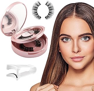 2 pares de pestañas magnéticas naturales, kit...