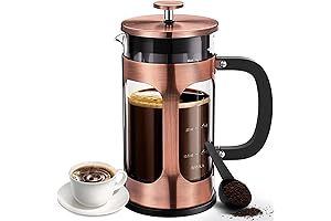 BAYKA Glass Coffee Maker, Premium Coffee Press
