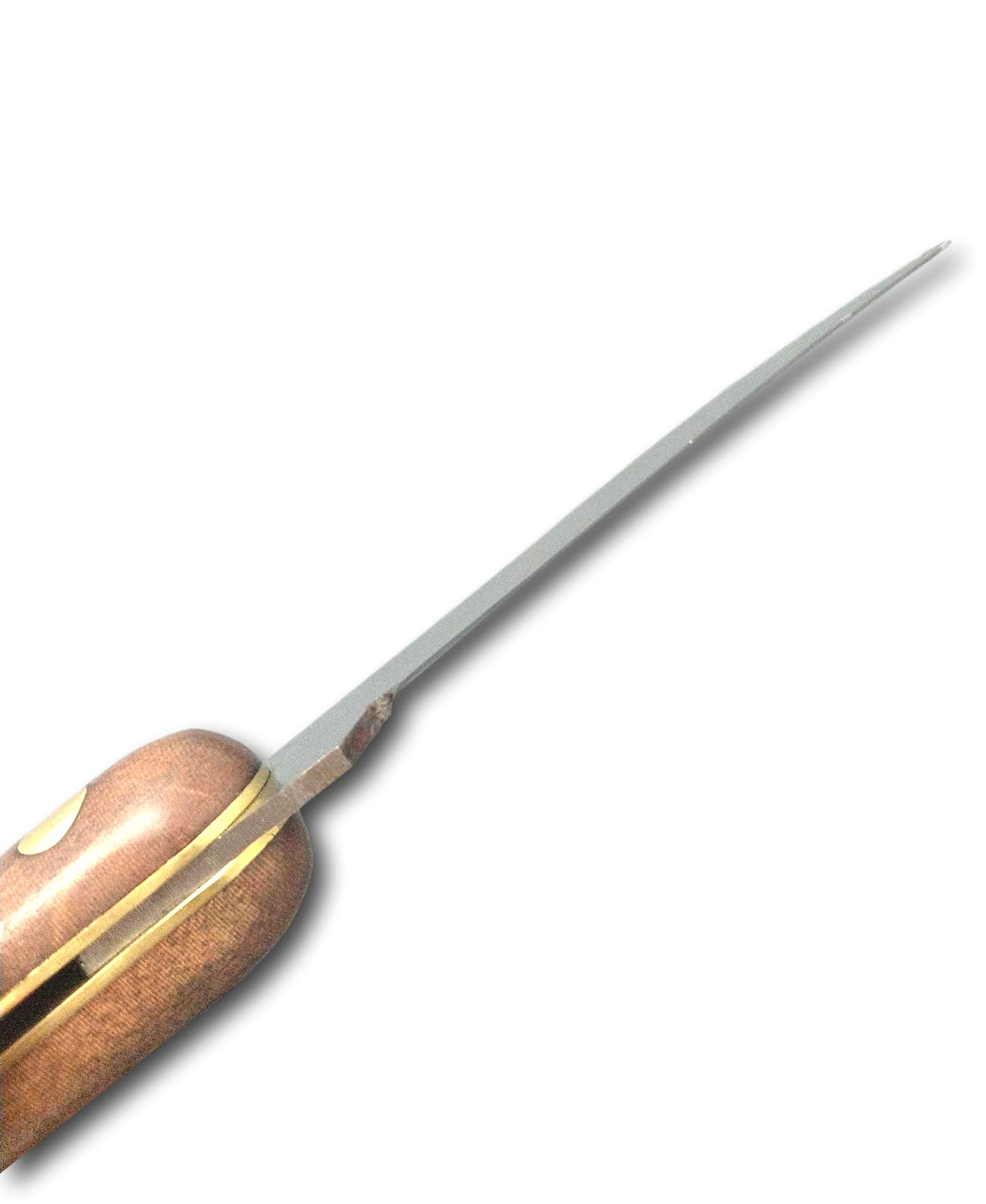 DUE BUOI COLTELLO DA INNESTO 247 L - LAMA IN ACCIAIO AD ALTO TENORE DI CARBONIO