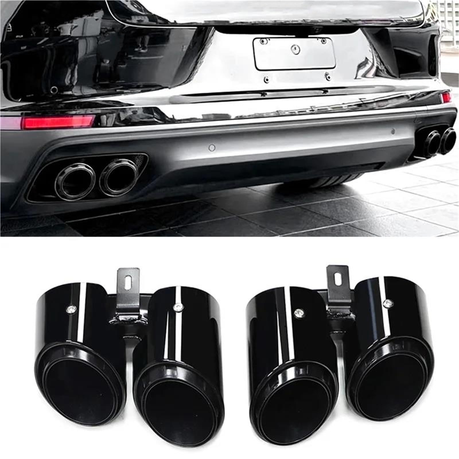 Terminal De Escape Para Panamera 971 2017-2024 Escape Automóvil