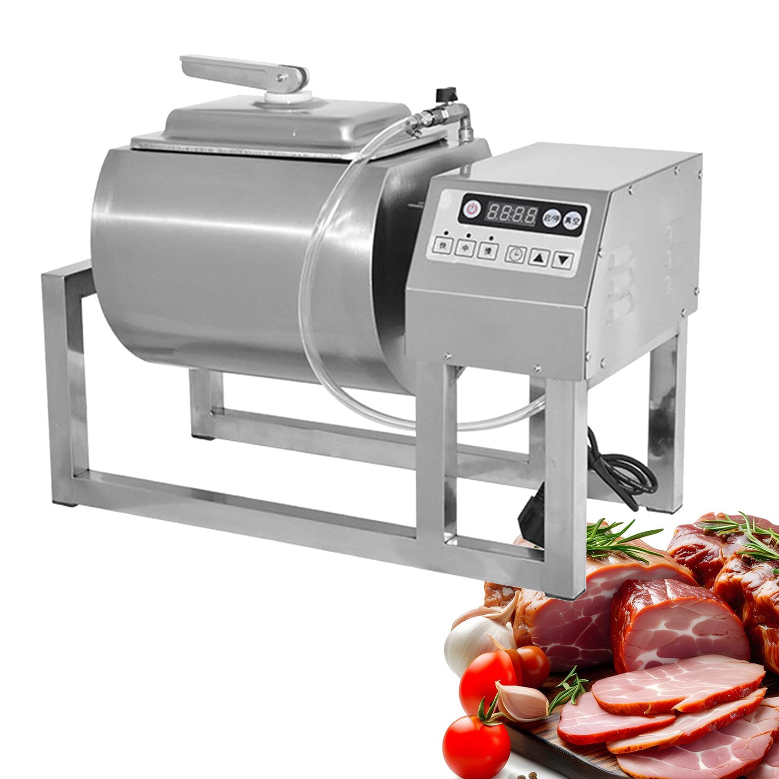 Marynarka próżniowa do mięsa z marynowanym smakiem, 18 l, ze stali nierdzewnej, do marynowania mięsa kurczaka, hamburgerów i marynowanego boczku