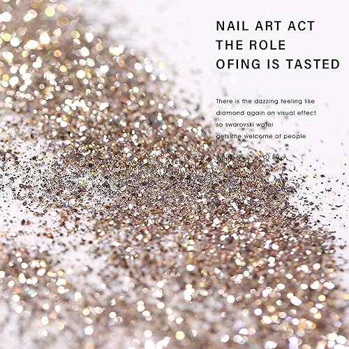 Miniatura 4 de Vishine Juego de 6 esmaltes de uñas de gel brillantes con purpurina platino, juego de 6 colores brillantes y plateados dorados, kit de esmalte de