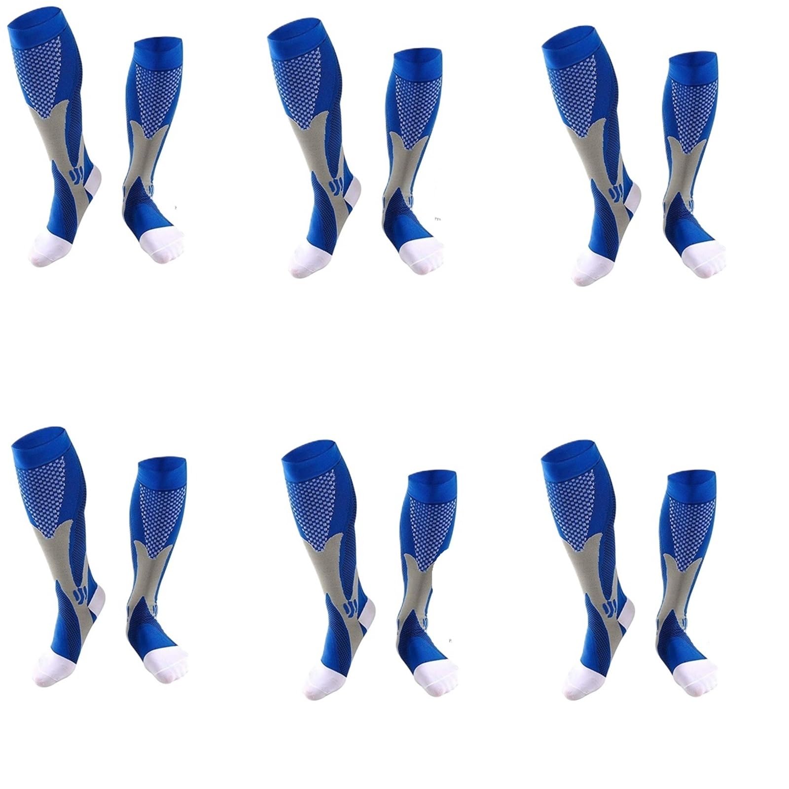 Chaussettes de compression de sport hommes pour cyclisme et randonnée ZH528