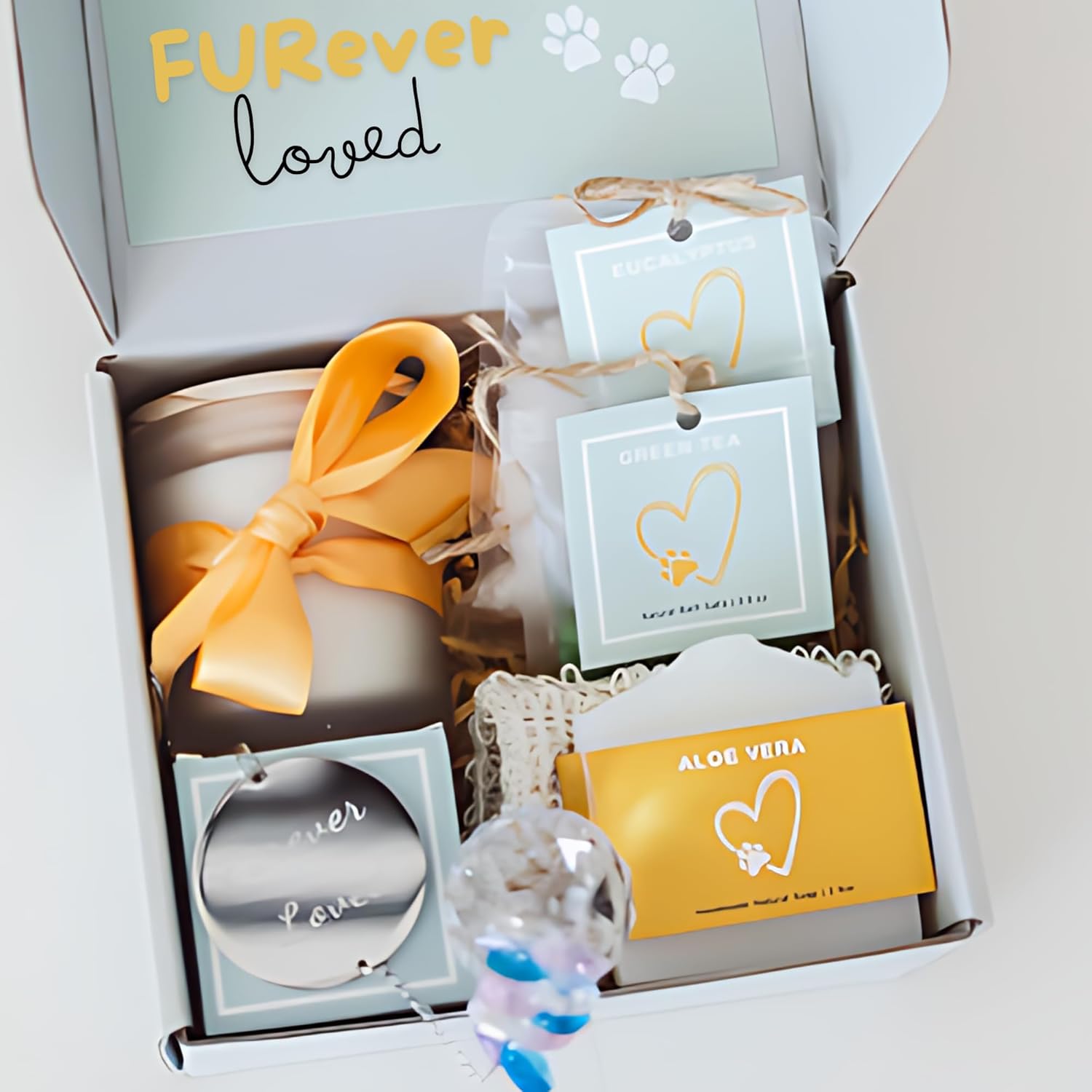 Dog Loss Sympathy Gift Basket – Thoughtful Pet Memorial Care Package with Comforting Gifts for Grieving Pet Owners – Bereavement Gift for Loss of Dog.