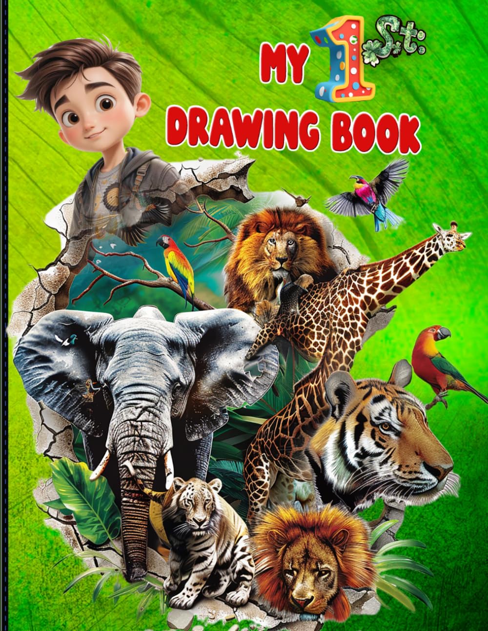 My Big World of Colors: A Children's Colouring Book": "Fun & Easy Illustrations for Kids Ages 3–6 — Perfect for Toddlers, Preschool & Kindergarten