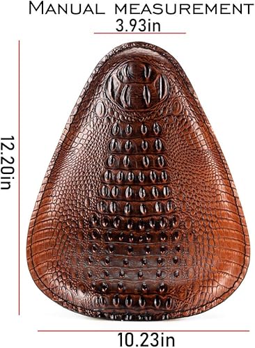 Miniatura 6 de LKV Asiento de motocicleta de 12.2 pulgadas con kit de accesorios de montaje para base de asiento, asientos de bobber de Chooper personalizados,