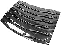 Vista 3 de FREEMOTOR802 Compatible con Dodge Charger 2011-2023, rejilla de ventana trasera, aspecto de fibra de carbono, cubierta de plástico ABS