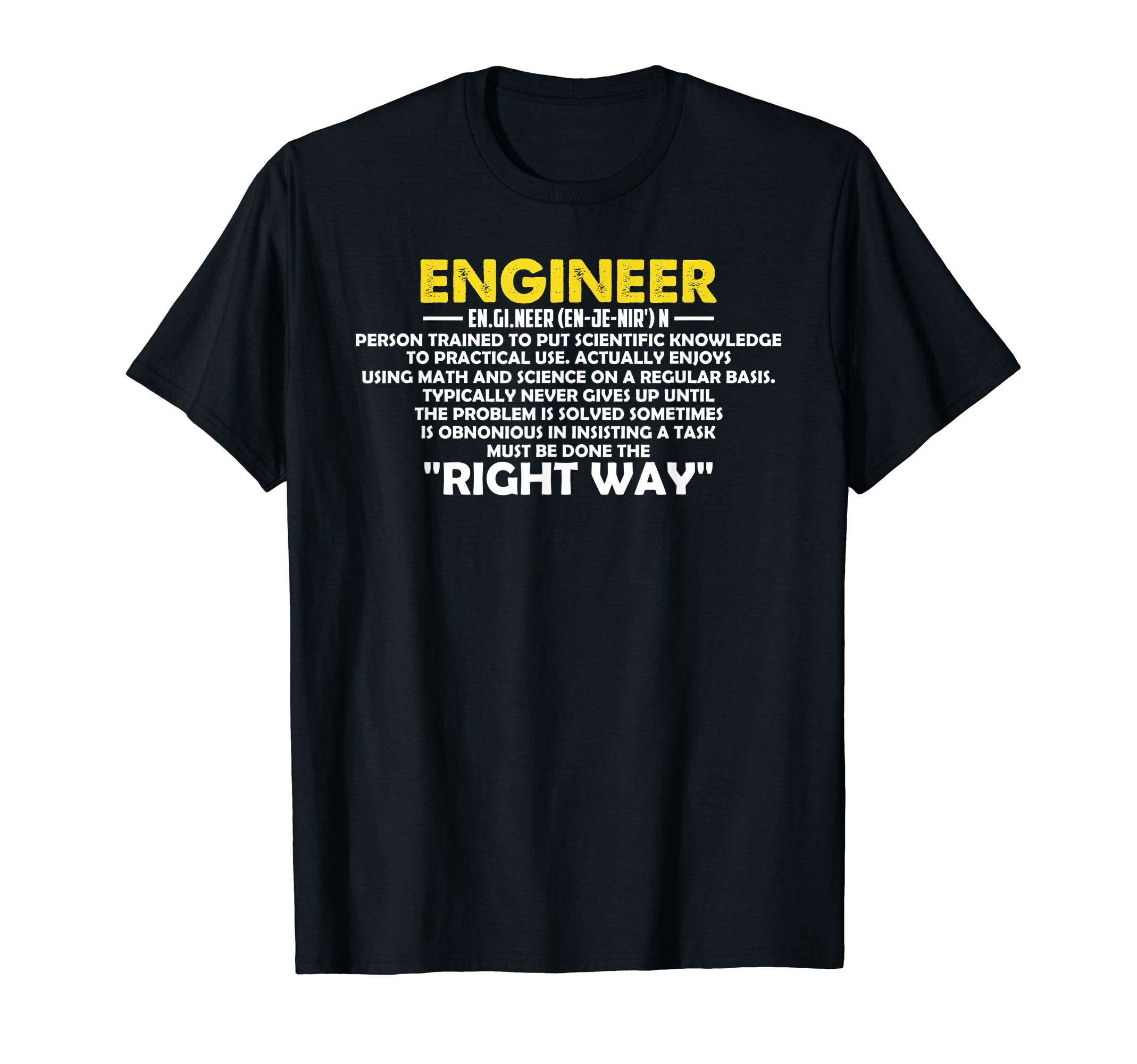 Computergear Funny Engineering Engineer Definition T-Shirt