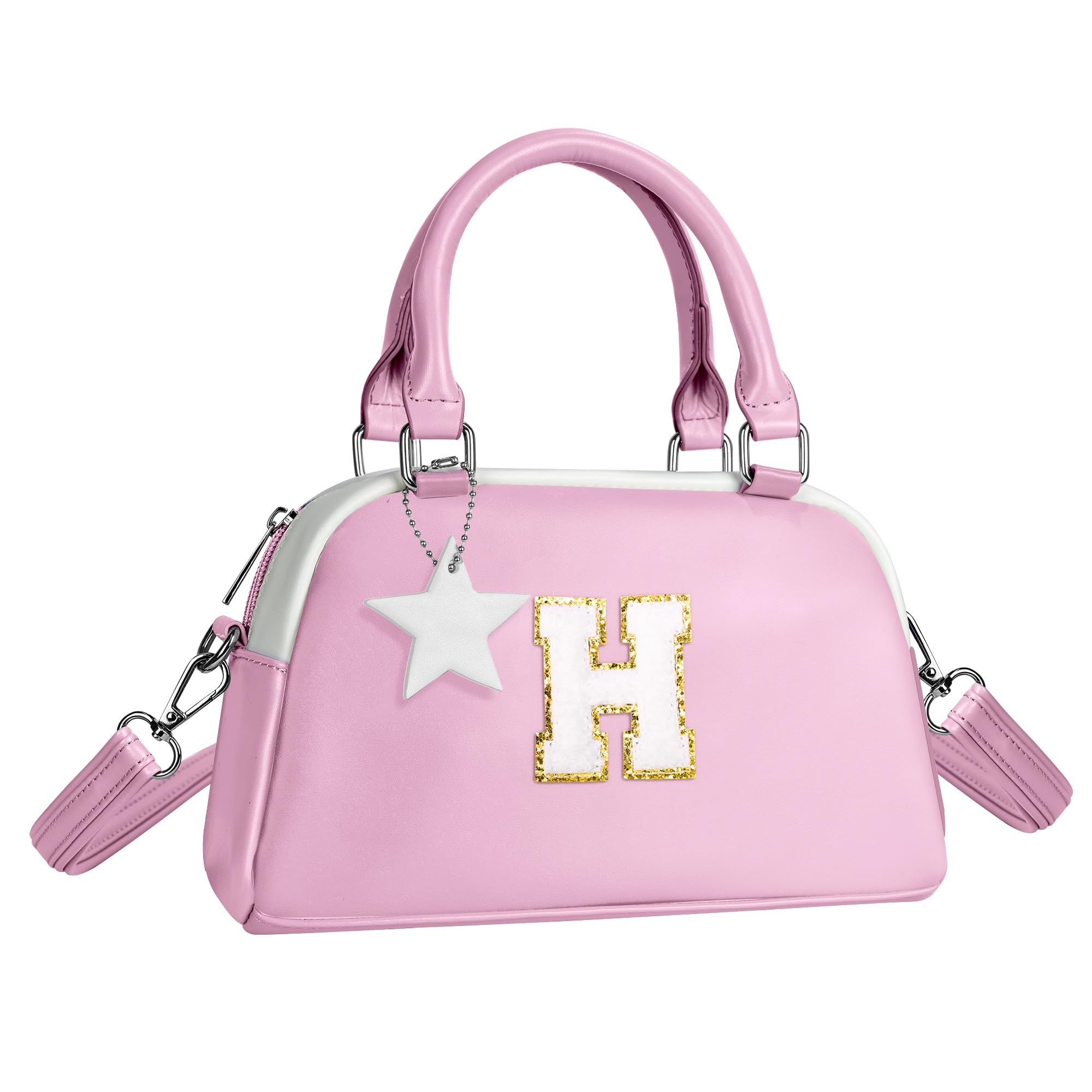 Elilier Birthday Gifts for 4 5 6 7 8 9 10 11 12, Girls Purse Kids Handle Bag, Crossbody Bags for Girl Preteens Teens, Initial bag for makeup kits,