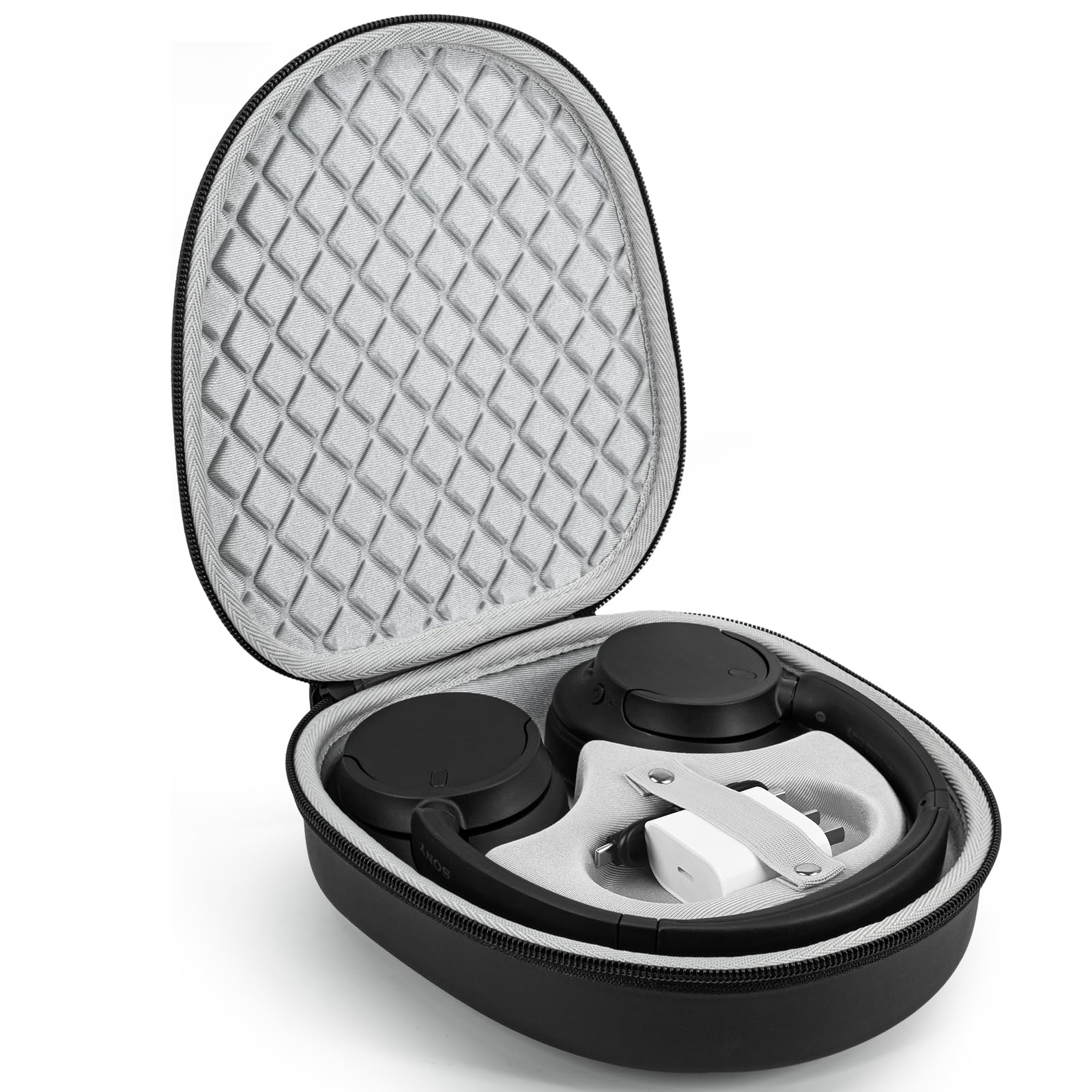 Headphone Case for Sony WH-CH720N Soundcore by Anker Q20i, Hard Portable Over Ear Headphone Carrying Case, Wireless Headphone Storage Protective Case