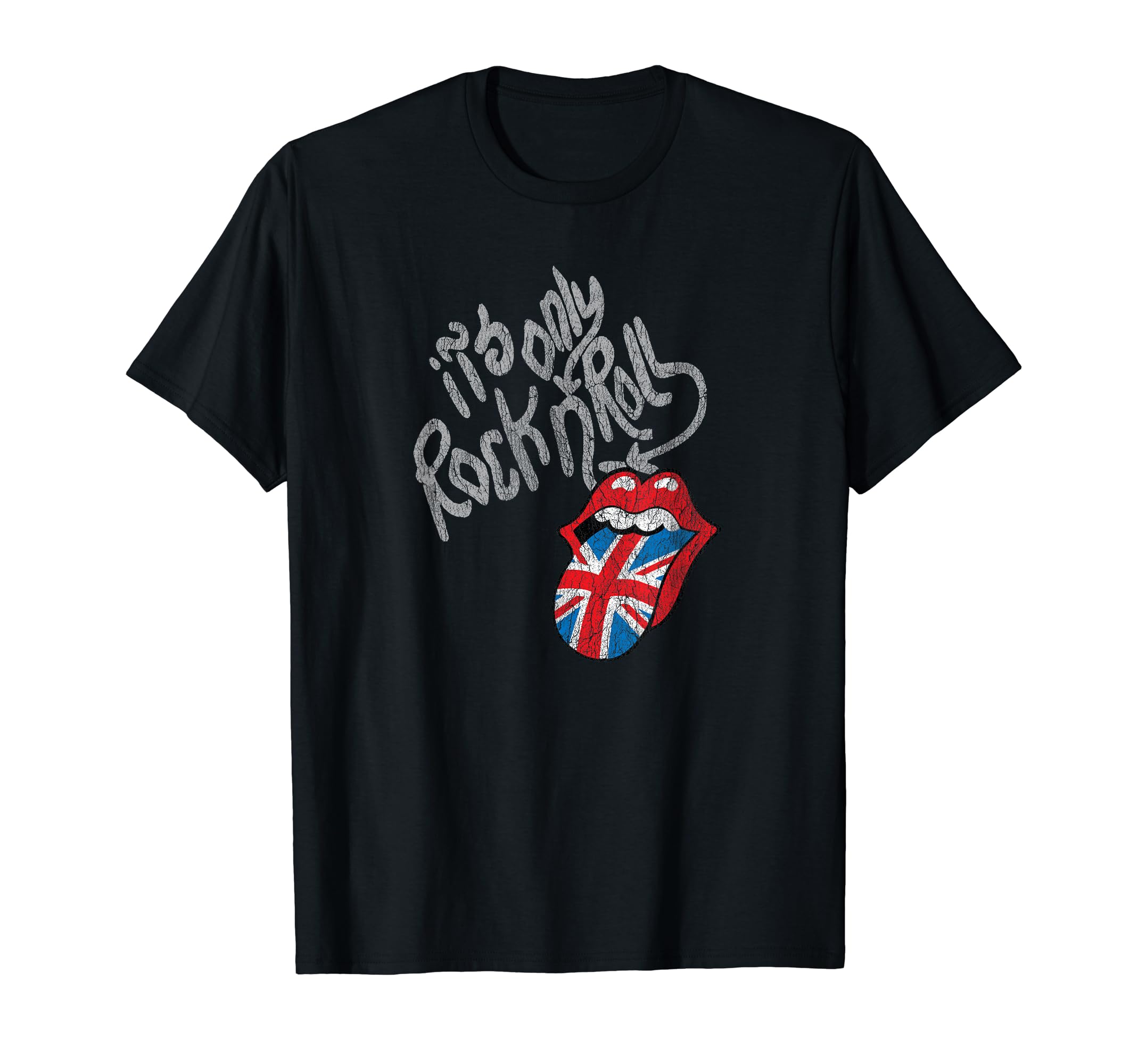 Amazon | ザ・ローリング・ストーンズロックンロールUKトング Tシャツ