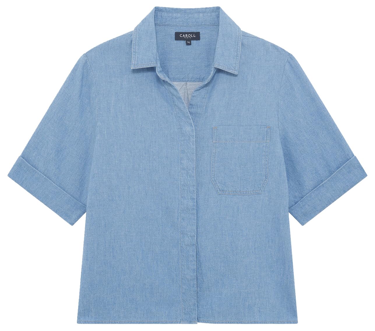 Caroll 251c-carris Camicia in Denim Donna