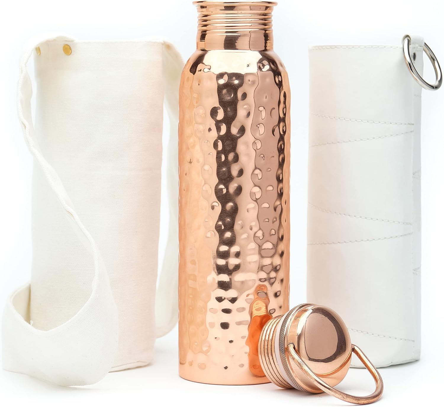 Amazon.com: Kitchen Science - Ayurvedic 34oz Copper Water Bottle