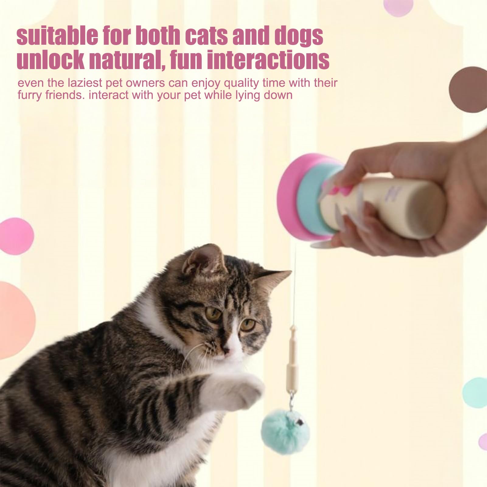 Interaktives Katzenspielzeug Elektrisches Katzenangel Spielzeug | Spiel Für Junge Katzen Indoor Gegen Langeweile, Für Indoor-Bewegung, Heimunterhaltung, Bereicherung Und Tägliches