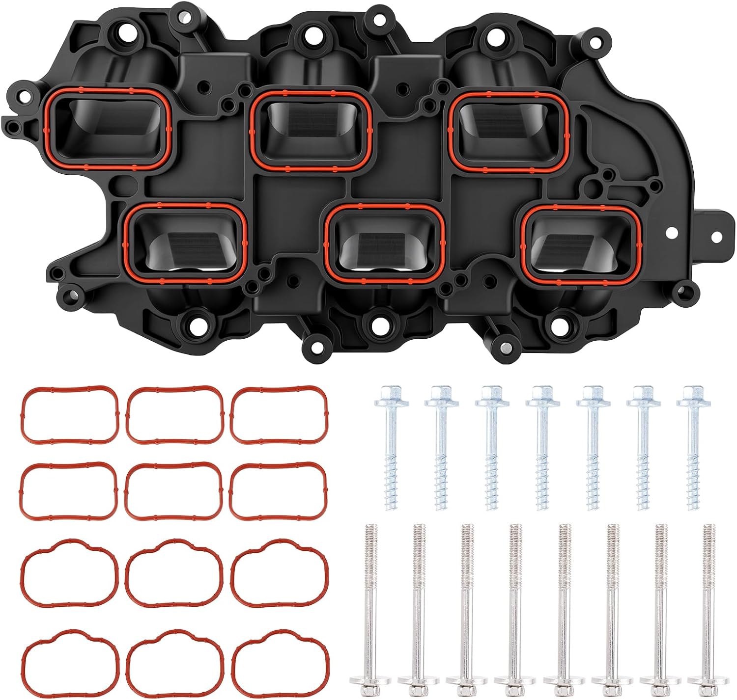 Engine Lower Intake Manifold Compatible with Dodge Chrysler Jeep RAM - Durango Charger Challenger Avenger Town & Country ProMaster 1500 2500 3500 Grand Cherokee Wrangler 3.6L V6 Replace#05184199AF