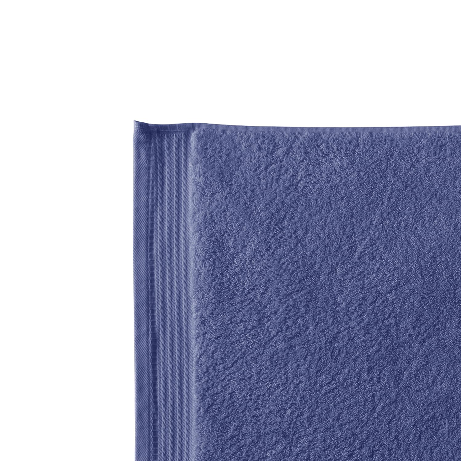 RIZO Top Towel - Set of 1 Shower Towel - Large Shower Towel - Bath Towels - 100% Combed Cotton - 600 g/m2 - Measure 100 x 150 cm - Navy - Image 3