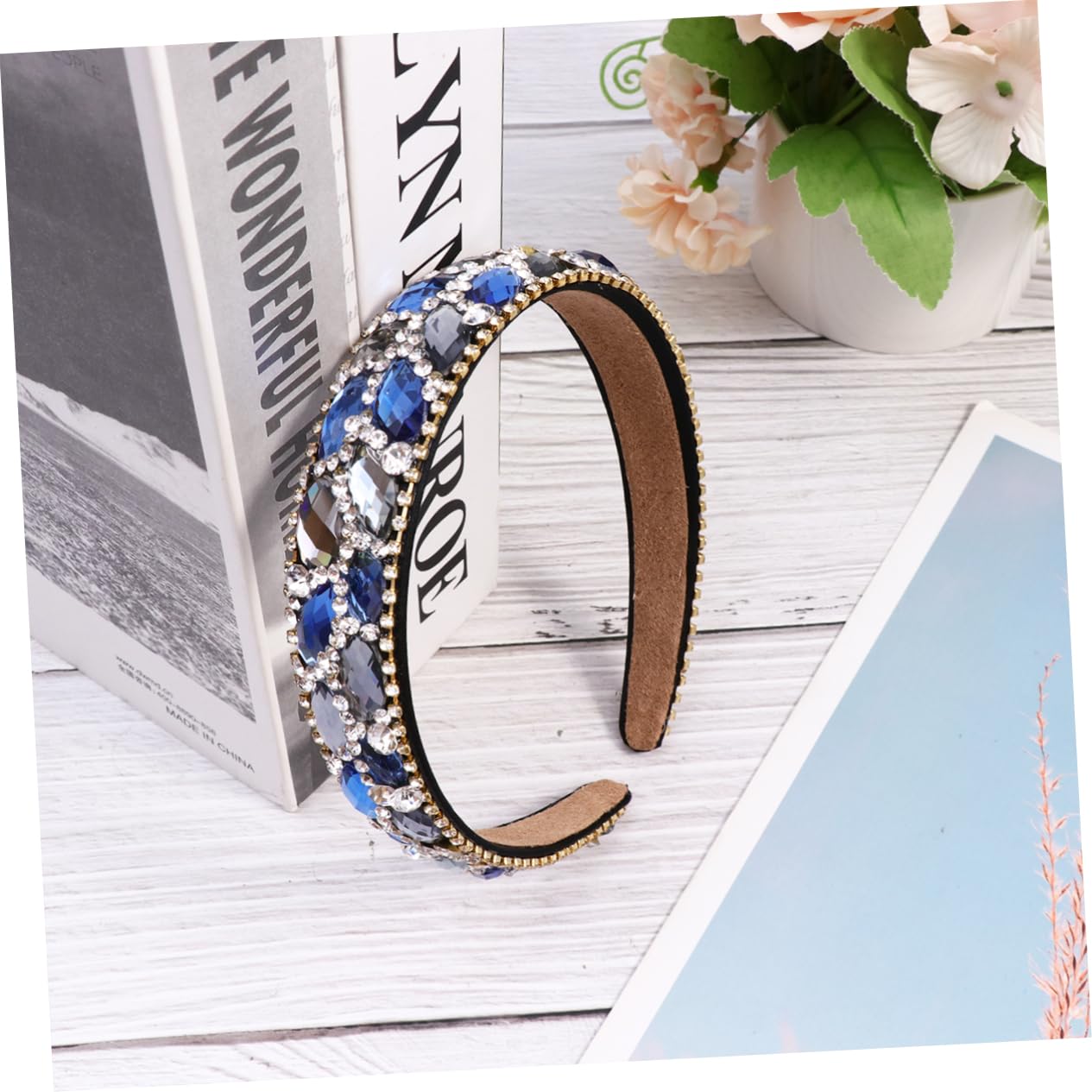 Healeved 2pezzi Cerchietto Blu Per e Ragazze Accessori Per e Creativi Per Speciali e Memorabili