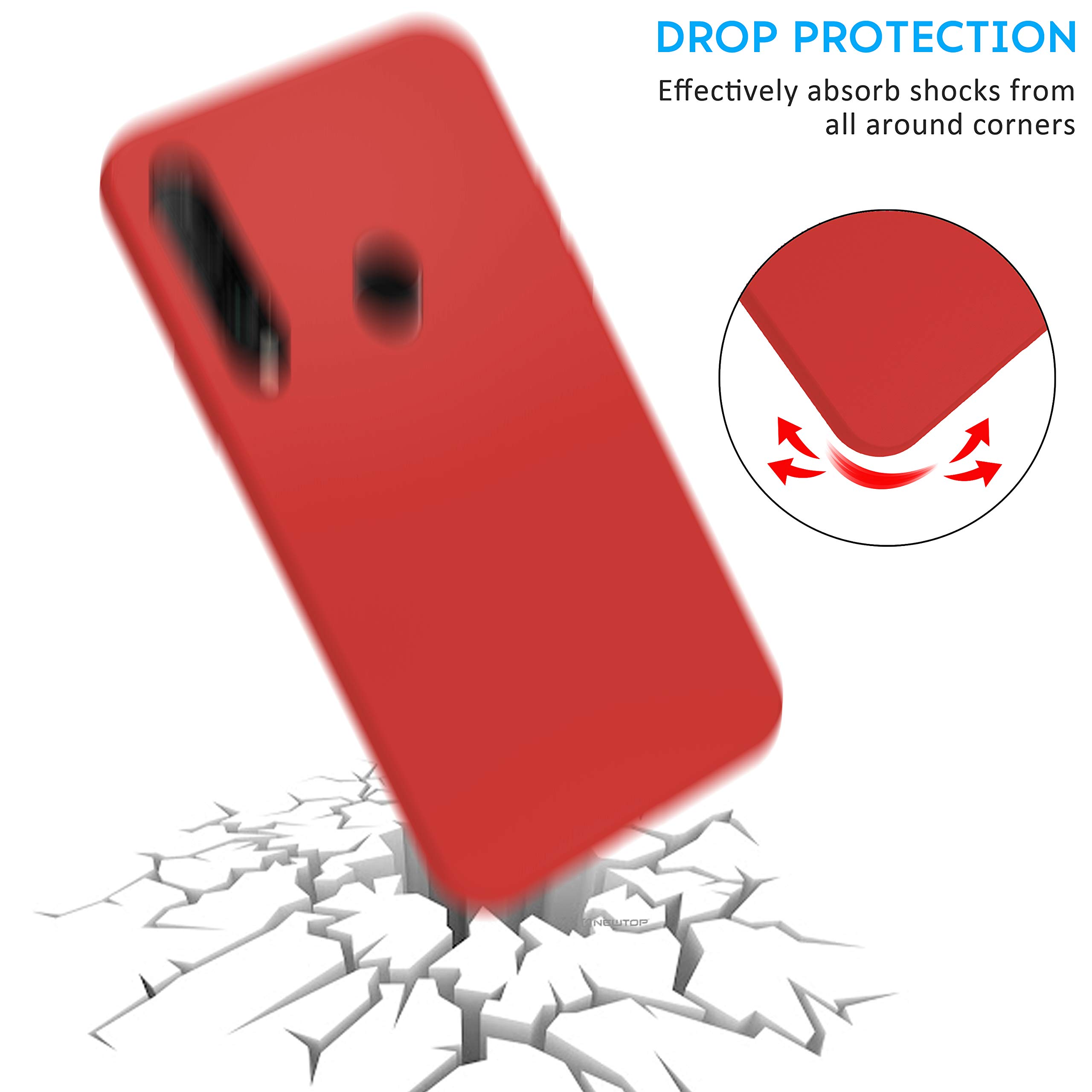 NEWTOP N Cover Compatibile per Huawei P30/Lite/Pro, Custodia TPU Clear Silicone Trasparente Slim Case Posteriore (per Huawei P30 Lite e 2020 New Edition