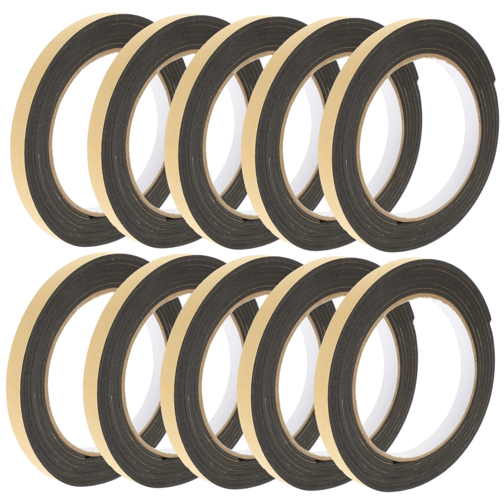 PRETYZOOM Self-Adhesive Caulk Tape Rolls Kitchen Sealing Strip for Sinks Bathtubs Toilets Peel Stick Sealing Tape for Bathroom