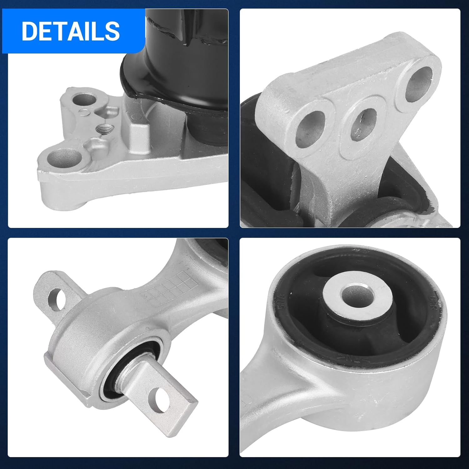 Autoround Engine Motor and Trans Mount Kit [L4 1.8L] Fit for Civic 2006-2011 Honda, Manual Transmission, Replace OE A4547 A4548 A4530 A4546, Set of 4