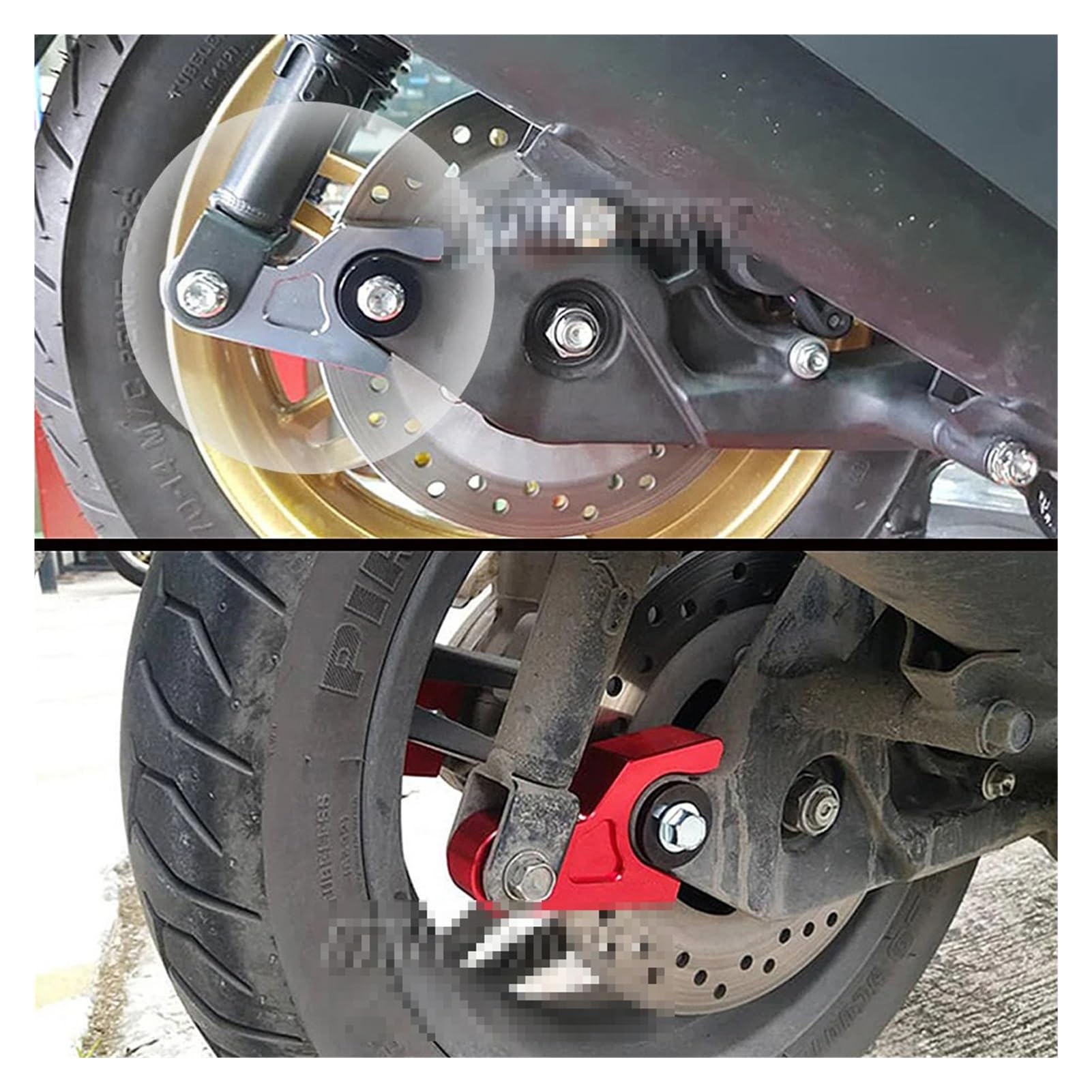 Kit D'Abaissement 25 Mm Pour Honda ADV350 2022 – Suspension Arrière Renforcée En Titane, Accessoires Amortisseur Moto Haut De Gamme