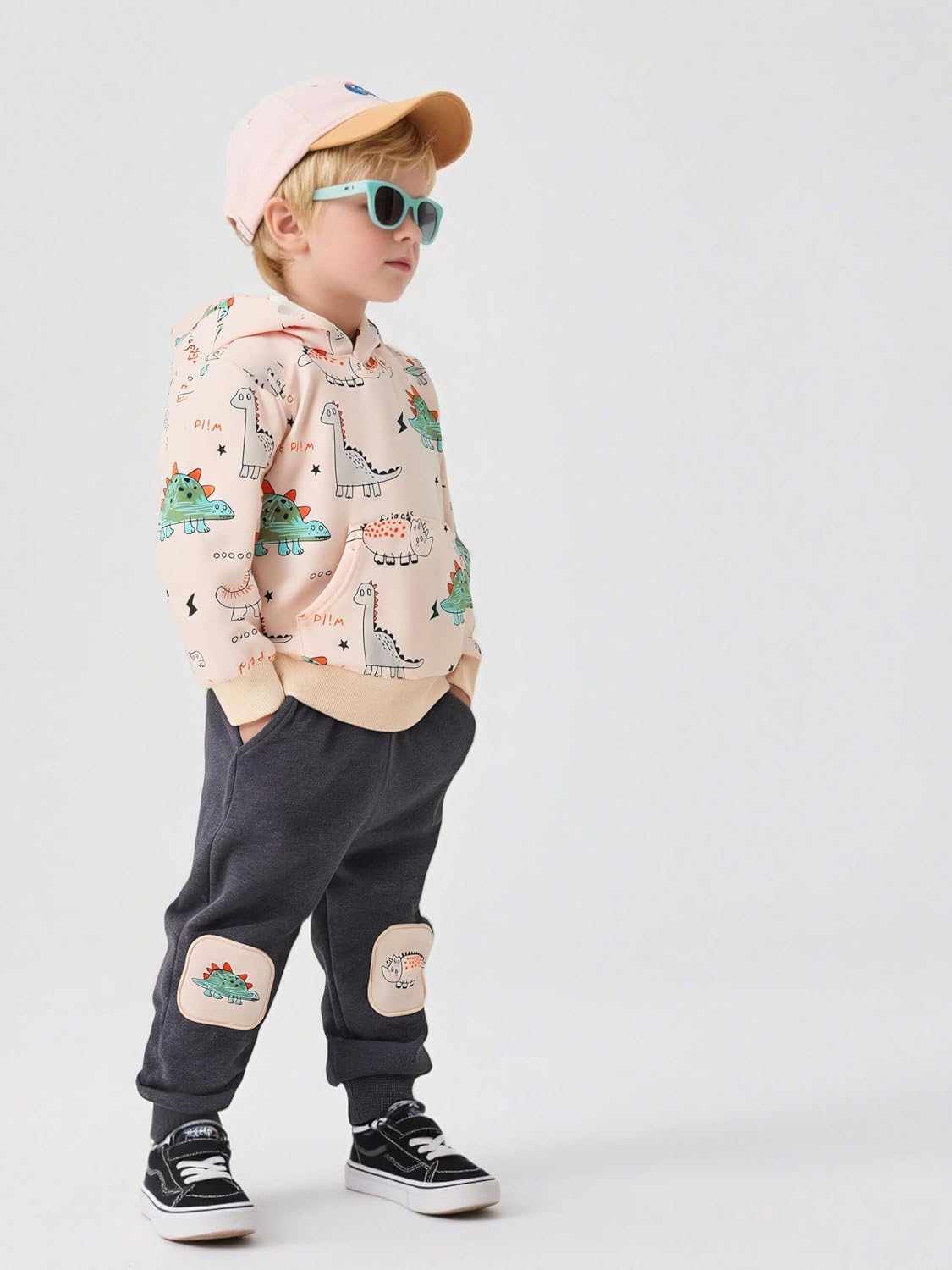 Toddler Baby Boy Clothing Sets Little Dinosaur Printed Hoodies & Pants Kids 2pcs Outfits 2025 - Image 6