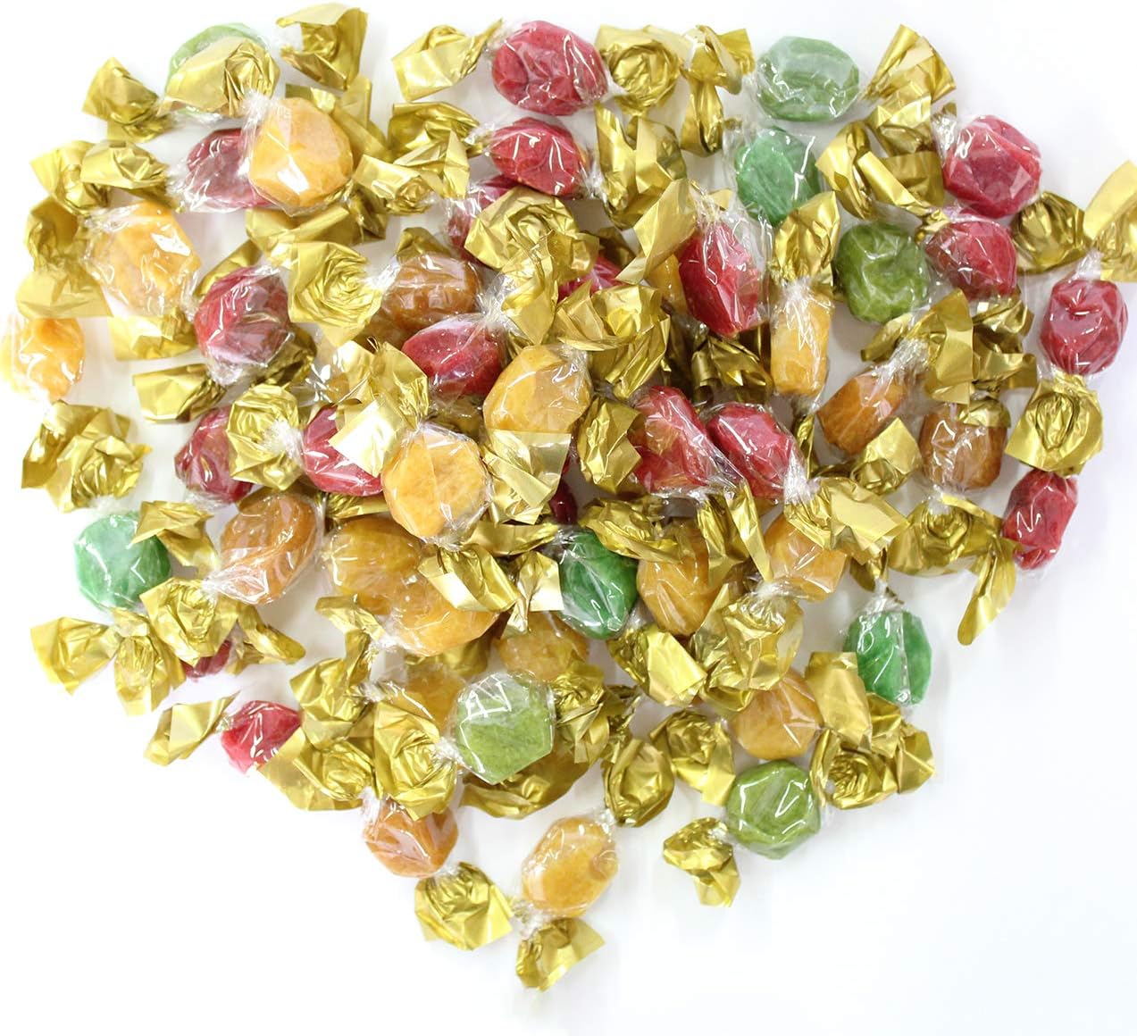 Fruitoffee Sour Cherry Fruit Leather Candy Size Wrappers 100% Natural Real Fruit Snack, Vegan, Gluten Free Healthy Snack, Non GMO, Fruit Bites (0.5 Pound)