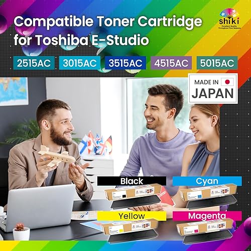 Miniatura 2 de SHIKI Cartucho de tóner compatible para Toshiba E-Studio 2515AC3015AC3515AC4515AC5015AC (TFC415UK) Rendimiento de 38,400 páginas con 5% de cobertura