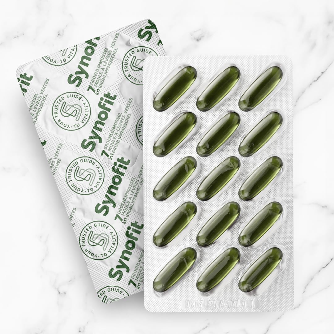 7-in-1 GLMax® Grünlippmuschel Premium – 60 Kapseln | Mit flüssiger Grünlippmuschel, Curcumin, Boswellia, Teufelskralle, Johannisbeerblatt, Vitaminen & Omega-3 | Für Knorpel, Gelenke & Zellschutz