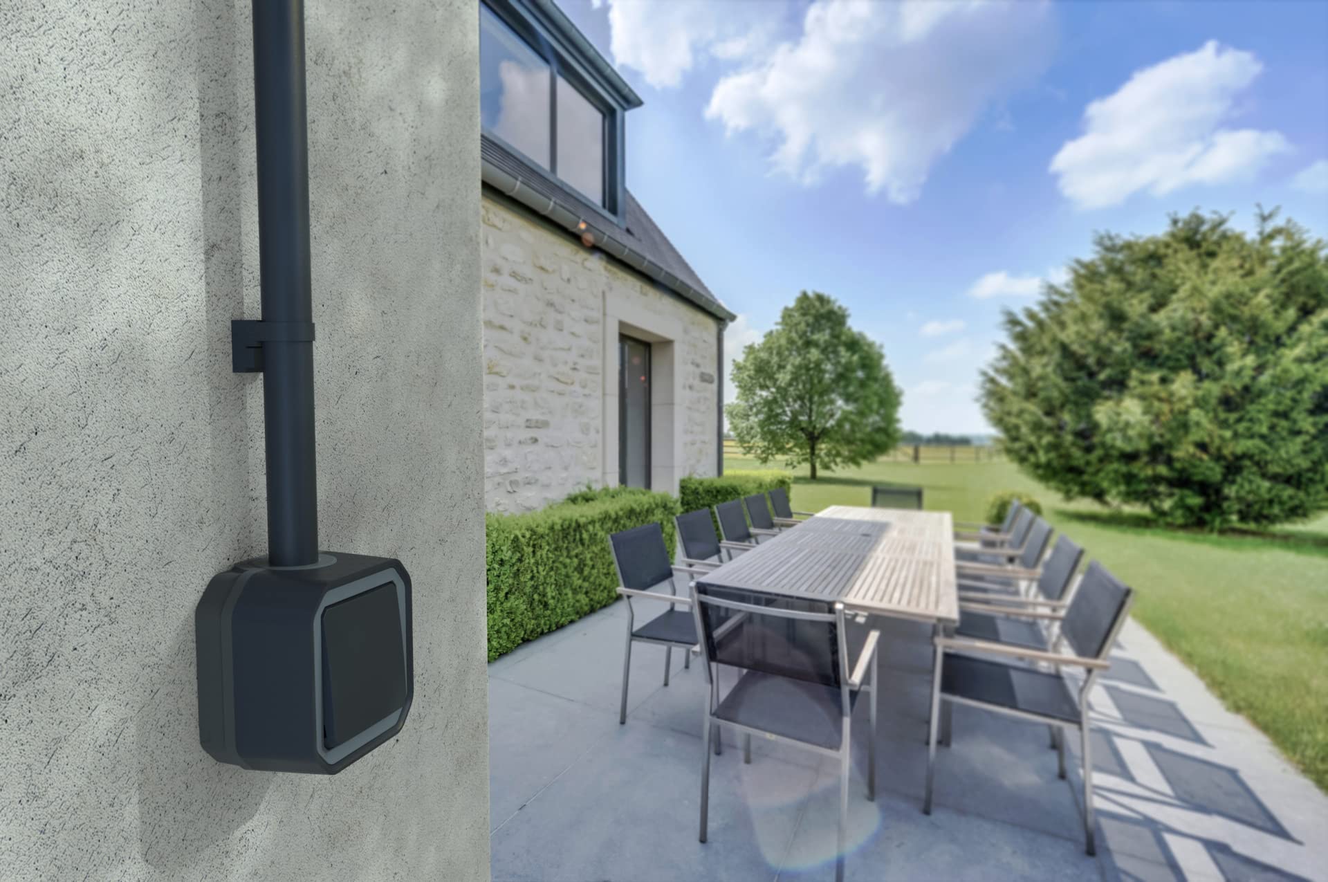 Legrand Interrupteur Mural Étanche Simple ou Va-et-vient 10A Plexo Anthracite