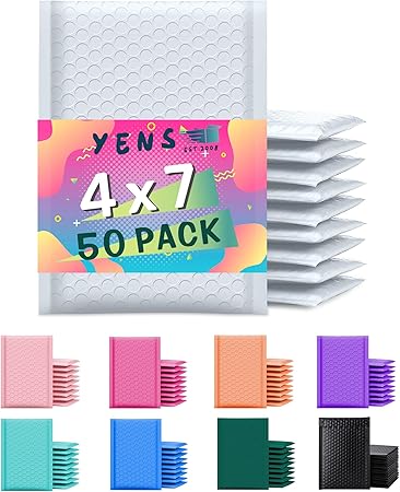 50 Buste Imbottite Con Polibolle Autosigillanti - Formato 4x8 - Foto 4