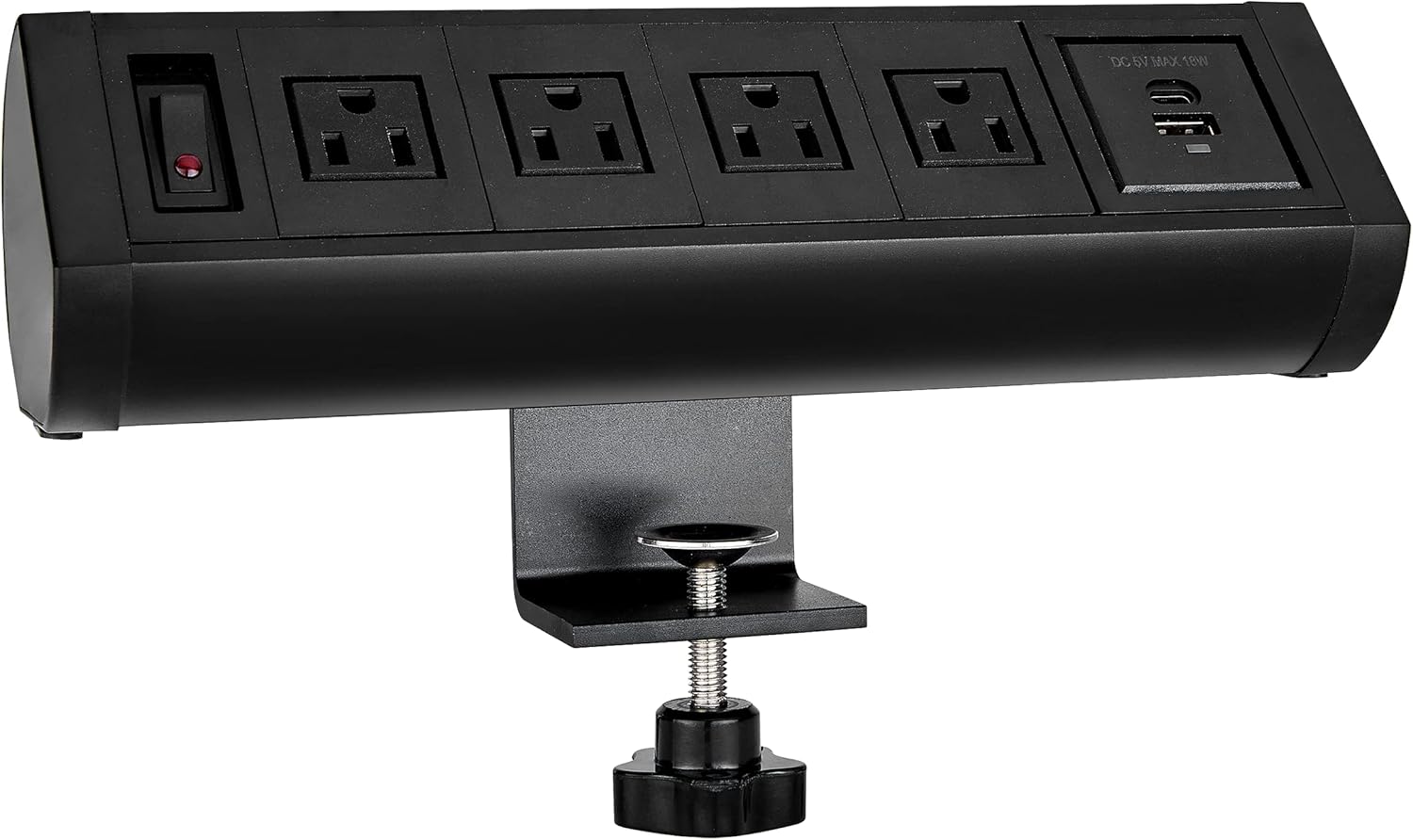 Desktop Power Outlet Extension with USB A/C Desktop Edge