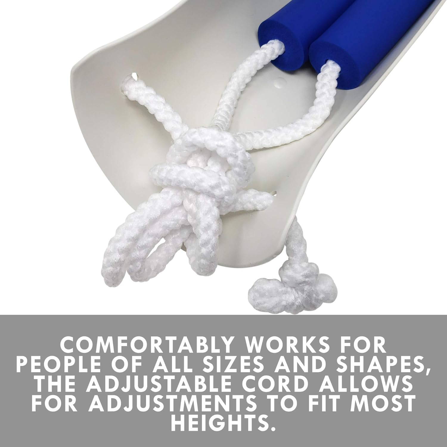 Mars Wellness Deluxe Molded Sock Aid Donner - Foam Grip Handles - 31" Adjustable Cords - Compression Sock Helper Stocking Slider - Elderly, Senior, Pregnant Diabetics - 1 Pack: Health & Personal Care