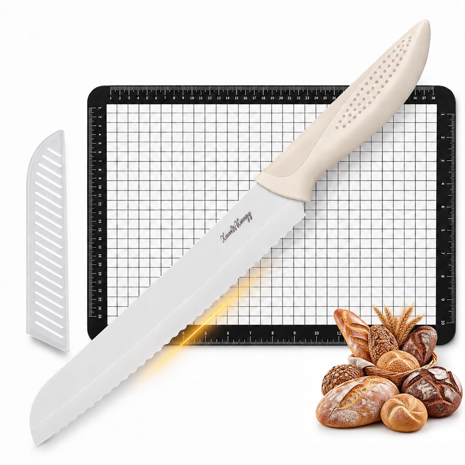 Ceramic Bread Knife - Slice Sourdough Like a Pro -1