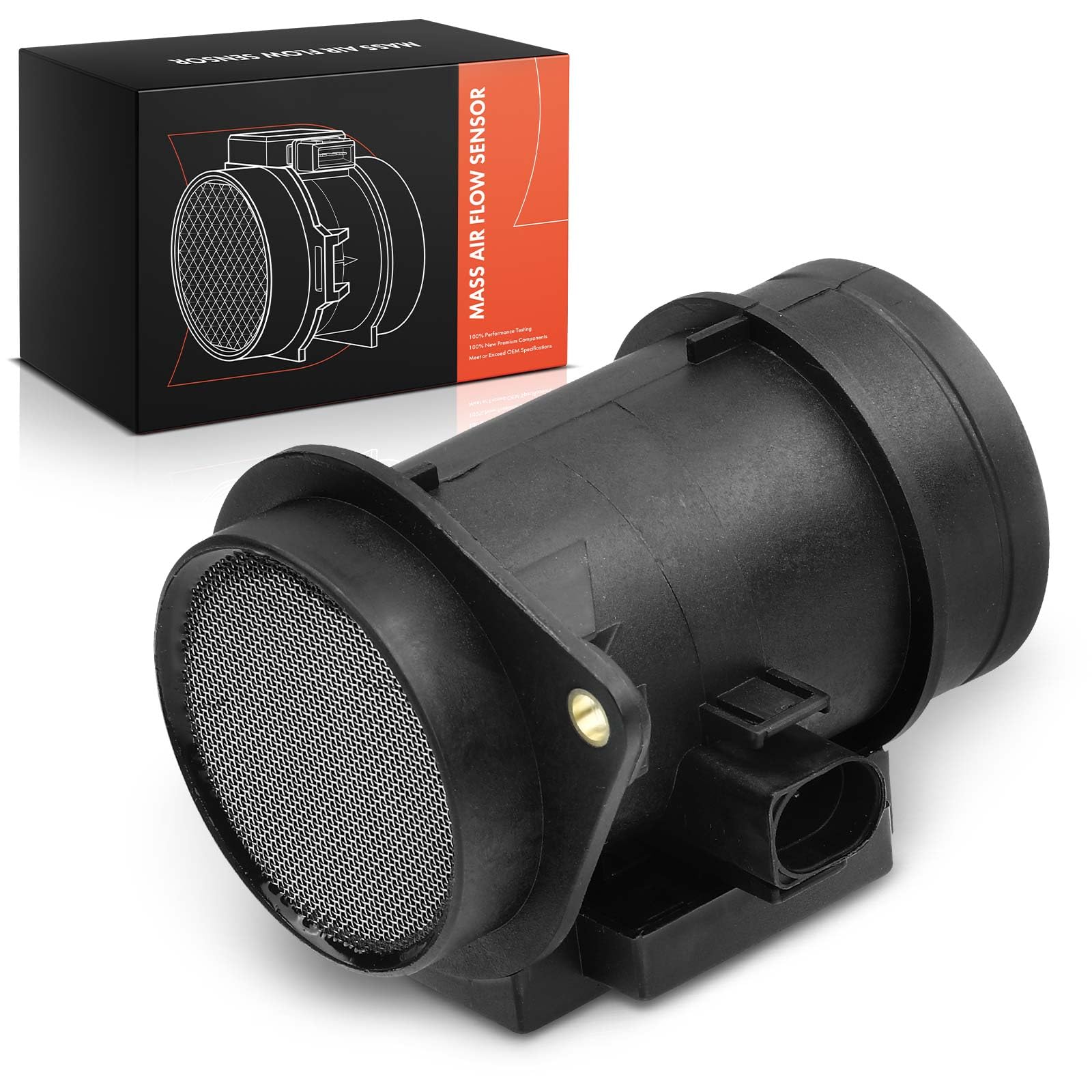 Frankberg Medidor de masa de aire | Compatible con: T.r.a.n.s.p.o.r.t.e.r IV Caja 70A 70H 70J 7DA 7DH, Nuevo Beetle 1C1 9C1, A.l.h.a.m.b.r.a 7V8 7V9