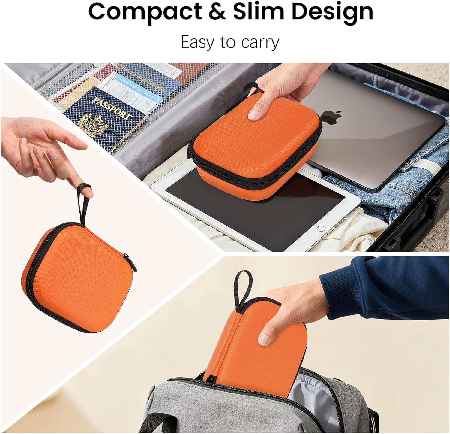 WOMACO Travel Sunglass Organizer, Hard Shell Sunglasses Case, Portable Multiple Glasses Storage Case for Women Men - Image 5