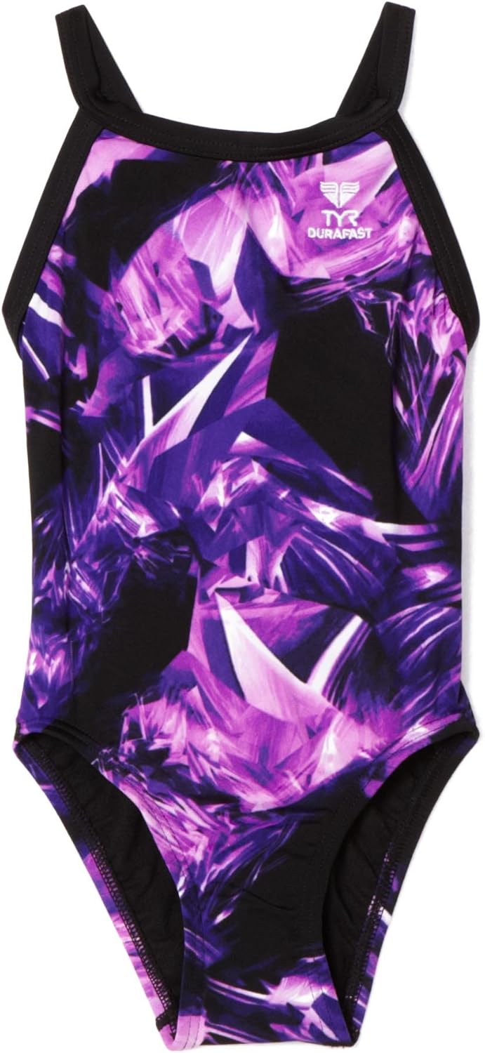 TYR Sport Girls Firerock Diamondback Swim Suit