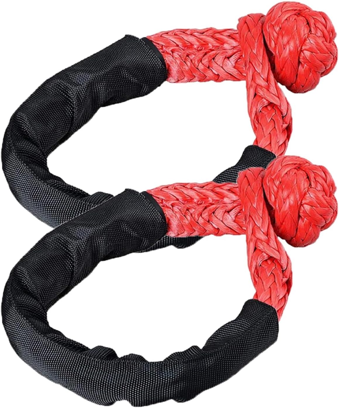 Soft Shackle 4x4 Recovery Off Road Winch Rope Synthetic Dynamic Cable Heavy Duty Shackles Car Tow Strap Trailer Accessories ATV(2pcs)
