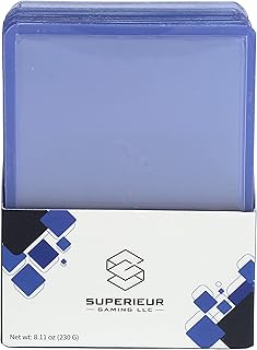 Superieur Gaming Toploader Card Protectors – 3 x 4-inch Top Loader Trading Card Holder – Card Case Holder for Trading Cards, Sports Cards – 25-Pack