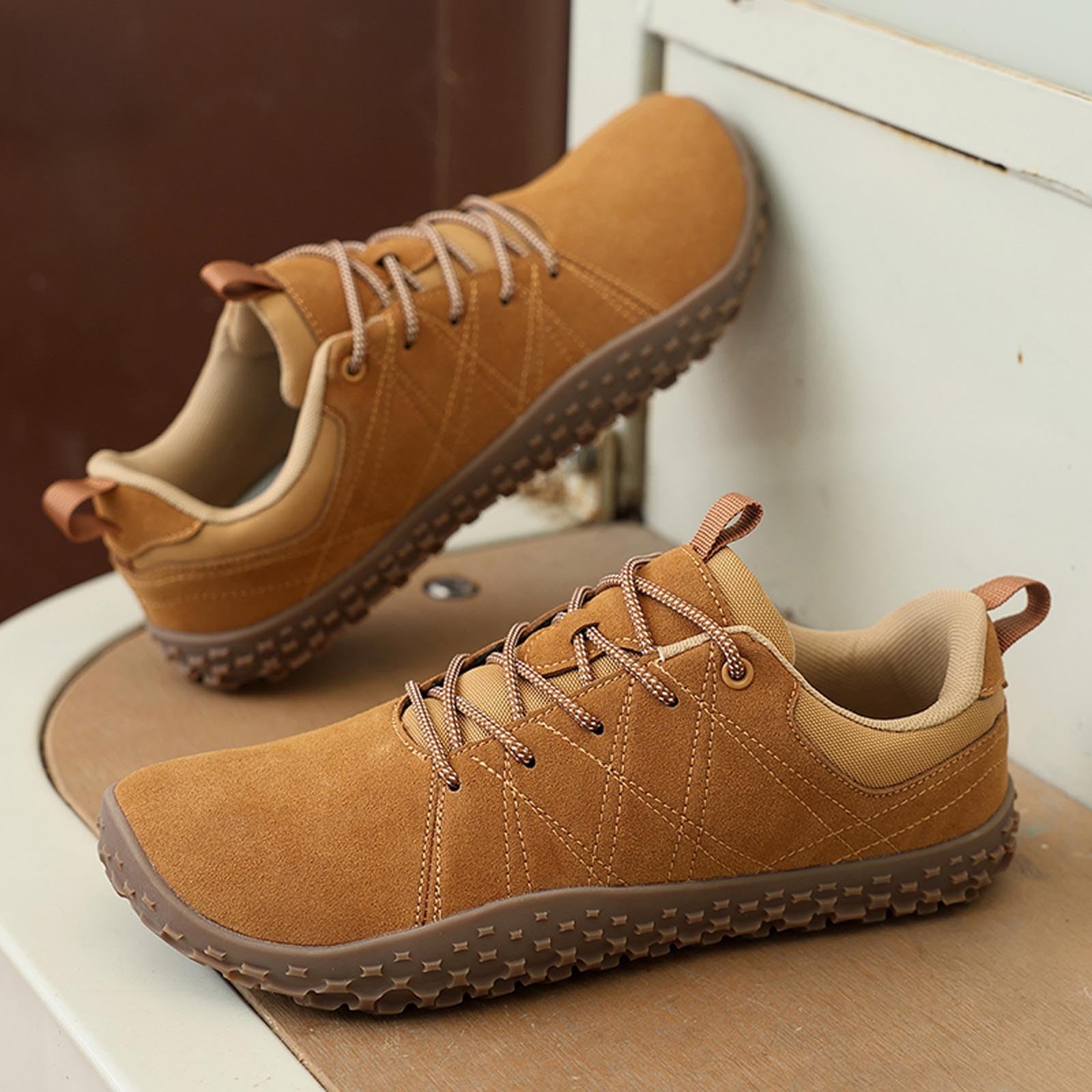 Herren-Sneaker mit breiter Zehenpartie zum Laufen, rutschfeste Outdoor-Sportschuhe, atmungsaktiv und bequem