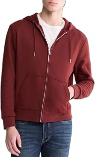 Calvin Klein Men's Relaxed Fit Archive Logo Fleece Full Zip Hoodie