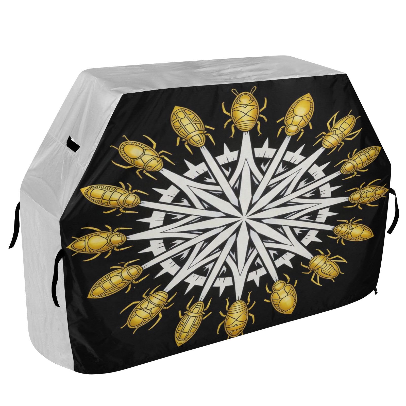 Fundas para ahumadores de 65 pulgadas, resistentes y anti-UV para exteriores, cubiertas de insectos estrellados