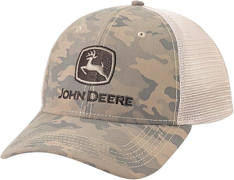 John Deere Khaki Tonal Camo Cap/Hat 