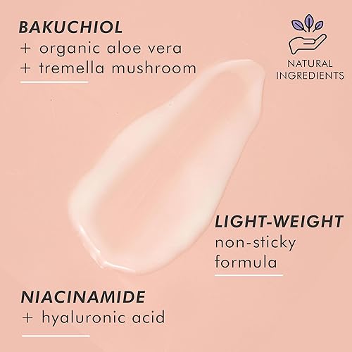 Miniatura 5 de Bakuchiol - Suero facial para mujeres y hombres suero de retinol alternativo a base de plantas para suero antienvejecimiento facial con ácido