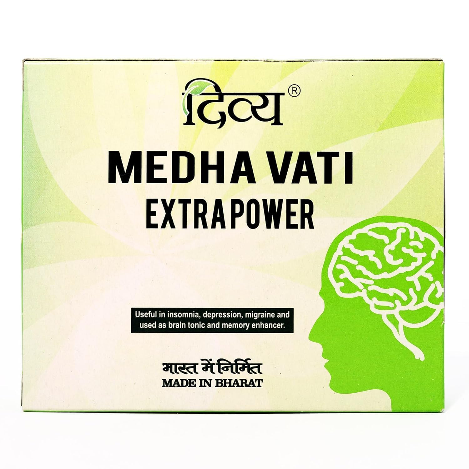 DivyMedha Vati Extra PowerBrainTonic & MemoryEnhancer | AyurvedicHerbal Formula forMemory, Focus, Concentration & MentalWellness | Supports BrainHealth & StressManagement | 120 Tablets-image-43