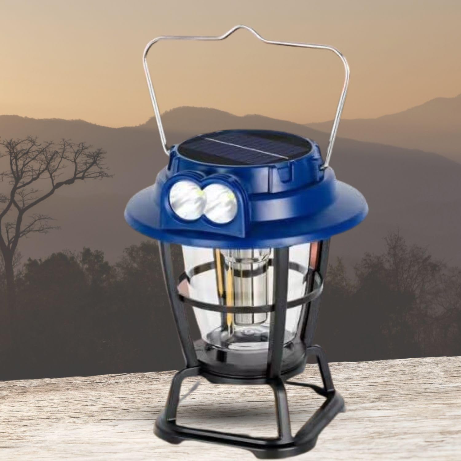 PAGALY Outdoor Multifunctional Camping Light, Stepless Dimming Tent Light,Waterproof Solar Lamp, Home Portable Camping Lantern